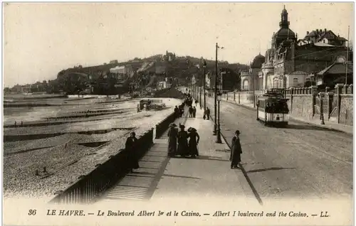 Le Havre - Le Boulevard Albert Tramway -8370