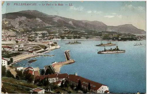 Villefranche - Le Port et la Rade -8802