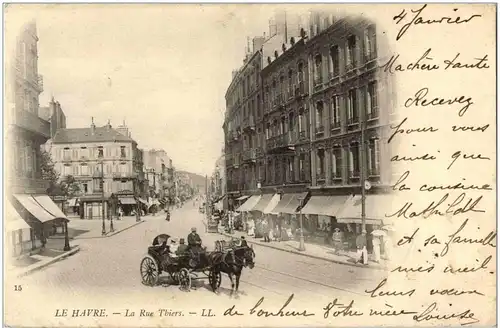 Le Havre - La Rue Thiers -8390