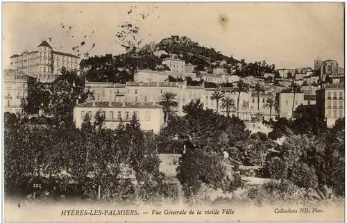 Hyeres - Vue generale de la vielle Ville -7862