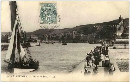 Le Treport - Vue de la Jetee -8426