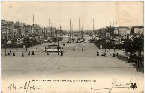 Le Havre - Place Gambetta Tramway -8372