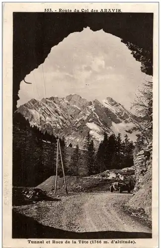 Col des Aravis - Tunnel et Rocs de la Tete -8510