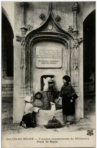 Salies de Bearn - Fontaine monumentale du Millenaire -8694