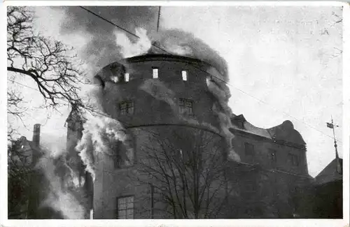 Brandkatastrophe Altes Schloss Stuttgart 1931 -43852