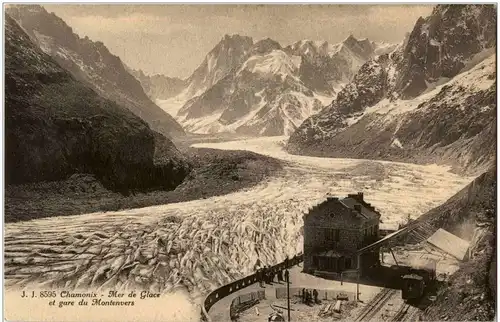 Chamonix - gare du Montenvers -8568