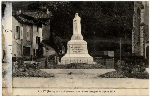 Vinay - Le Monument aux Morts inaugure le 2 juin 1923 -8636