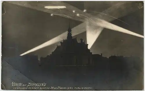Levallois - Perret - Visite des Zeppelins - Nuit du 20 au 21 Mars 1915 -8306