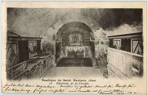 Saint Maximin - Interieur de la Crypte -7894