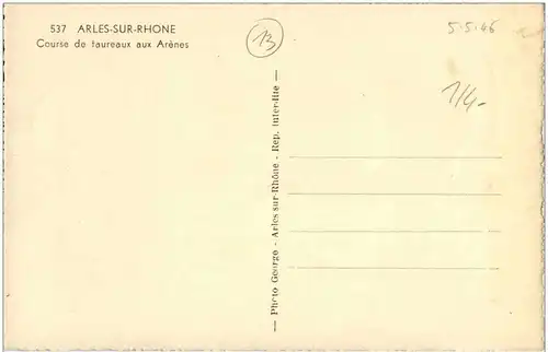 Arles - Course de Taureaux -9304