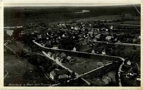 Neuenburg am Rhein vom Flugzeug aus -44612