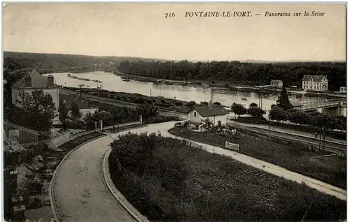 Fontaine le Port - Panorama sur la Seine -8184