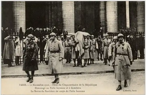 Paris - Fetes du Cinquantenaire 1920 -9468