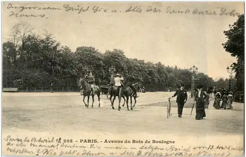 Paris - Avenue du Bois de Boulogne -9604