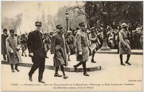 Paris - Fetes du Cinquantenaire 1920 -9616