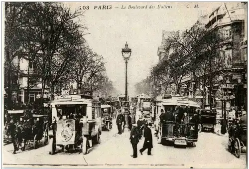 Paris - Le Boulevard des Italiens -9672