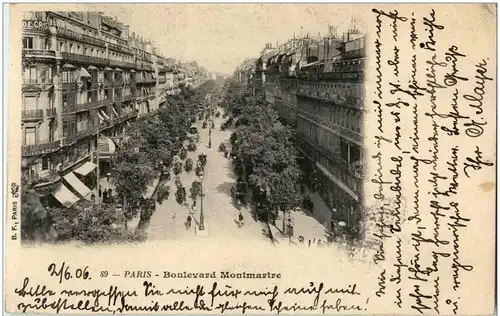 Paris - Boulevard Montmartre -9666