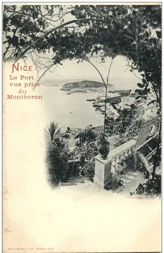 Nice - Le Port vue prise du Montboron -8774