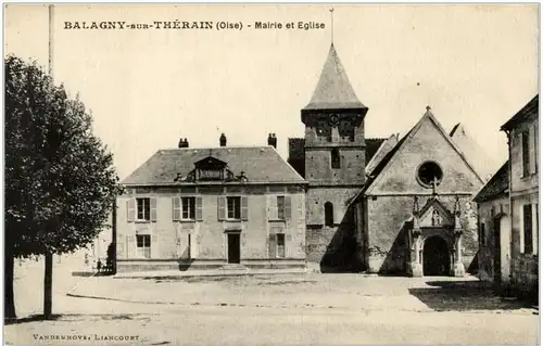 Balagny sur Therain - Mairie et Eglise -8856