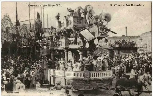 Carnaval de Nice - Char Au Revoir -8742