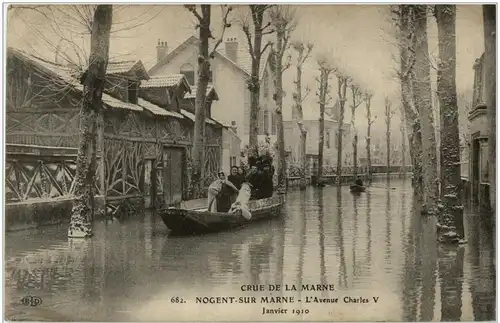 Nogent sur Marne - L Avenue Charles V Janvier 1910 -8904