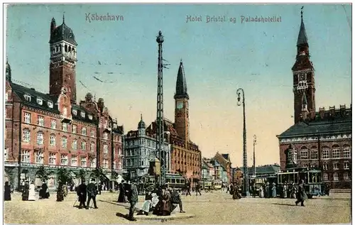Kobenhavn - Hotel Bristol og Paladshotellet -104444