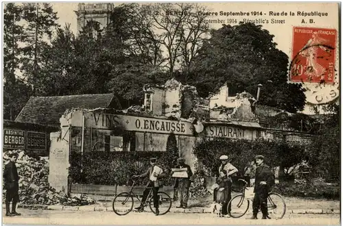 Senlis - Rue de la Republique September 1914 -8892