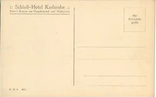 Karlsruhe - Schloss Hotel am Stadtgraben -45792