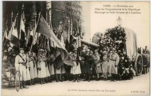 Paris - Fetes du Cinquantenaire de la Republique 1920 -9460