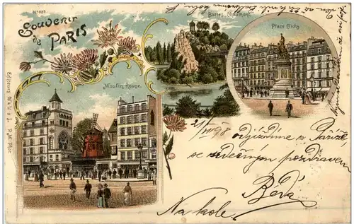 Souvenir de Paris - Litho -105724