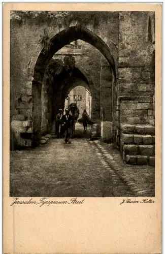 Jerusalem - Tyropeaum Street -105186