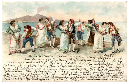 Tarantella - Litho 1899 -105336