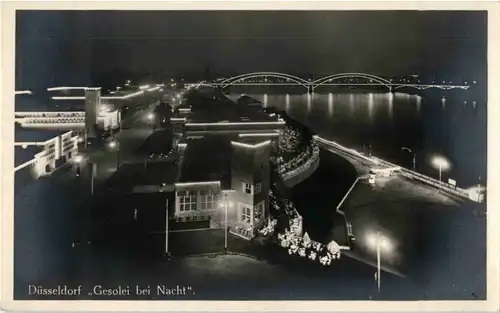 Düsseldorf - Goselei bei Nacht -46192