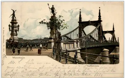 Mannheim - Neckarbrücke -105954