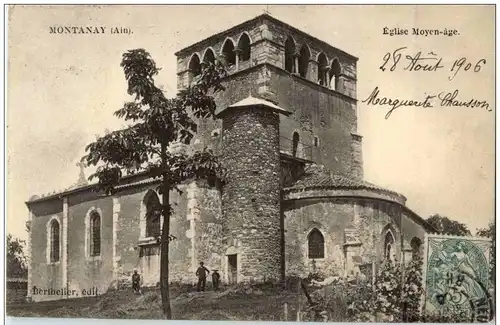 Montanay - Eglise Moyen age -105638