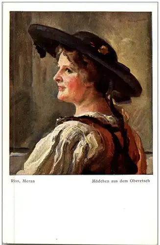 Künstlerkarte Riss - Meran -105508