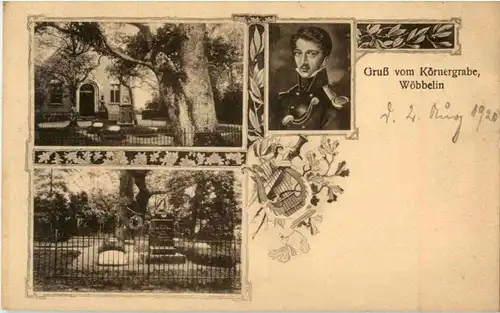 Wöbbelin - Gruss vom Körnergrabe -46472