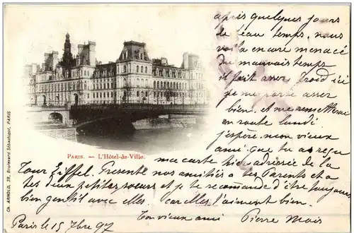 Paris - L Hotel de ville -105714