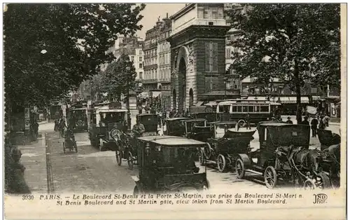 Paris - Le Boulevard St. Denis -105794