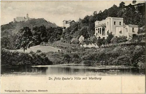 Eisenach - Dr. Fritz Reuters Villa mit Wartburg -47144