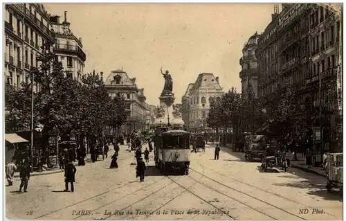 Paris - La Rue du Temple -105796