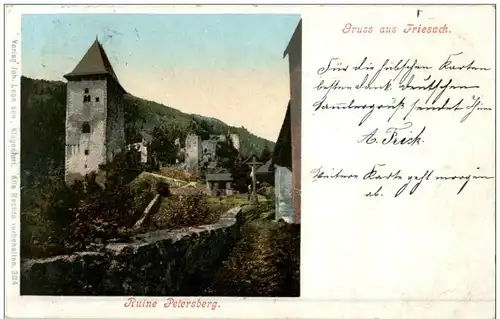Gruss aus Friesach - Ruine Petersberg -106328