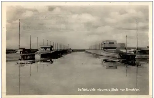 De Voltooide niewste Sluis van Ijmuiden -105072