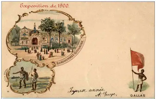 Paris - Exposition de 1900 - Bonshommes Guillai - Gallas -105850