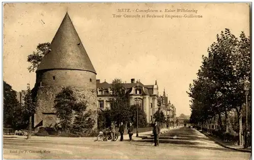 Metz - Comoufleturm und Kaiser Wilhelmring -105612