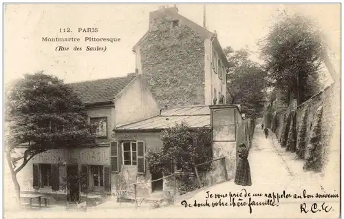 Paris - Montmartre - Rue des Saules -105688