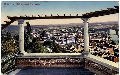 Graz- Schlossberg Terrasse -106190