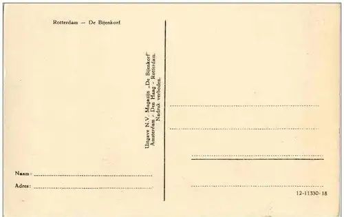Rotterdam -De Bijenkorf -105018
