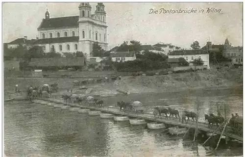 Wilna - Pontoonbrücke -105328