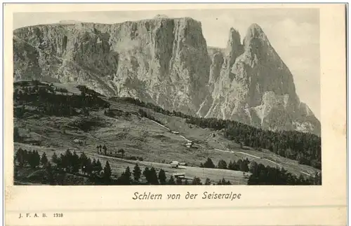 Schlern von der Seiseralpe -105410